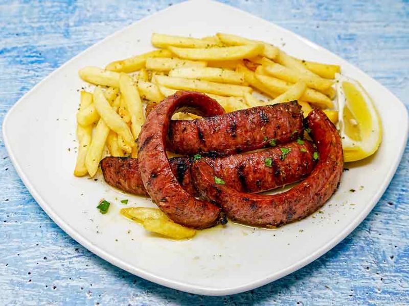 Greek village sausages
