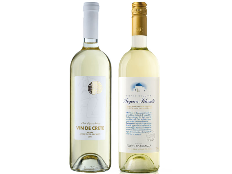 Vin De Crete Or Aegean Islands White Glass