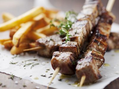 Pork Souvlaki Skewers