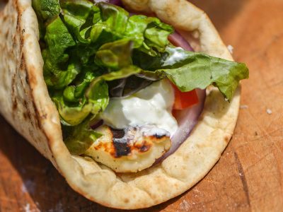 Greek Halloumi Souvlaki